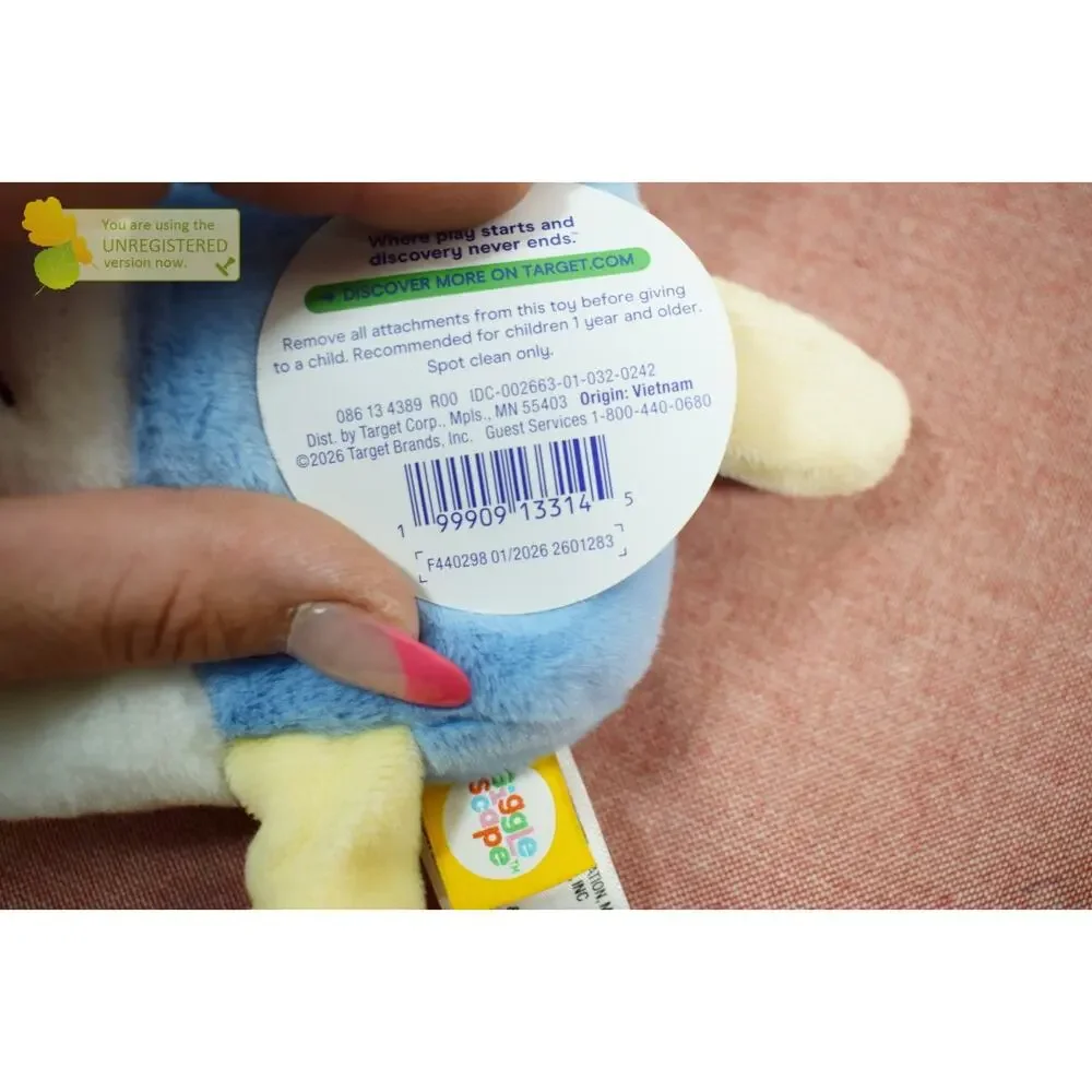 Gigglescape 9'' Red White & Blue Popsicle Plush